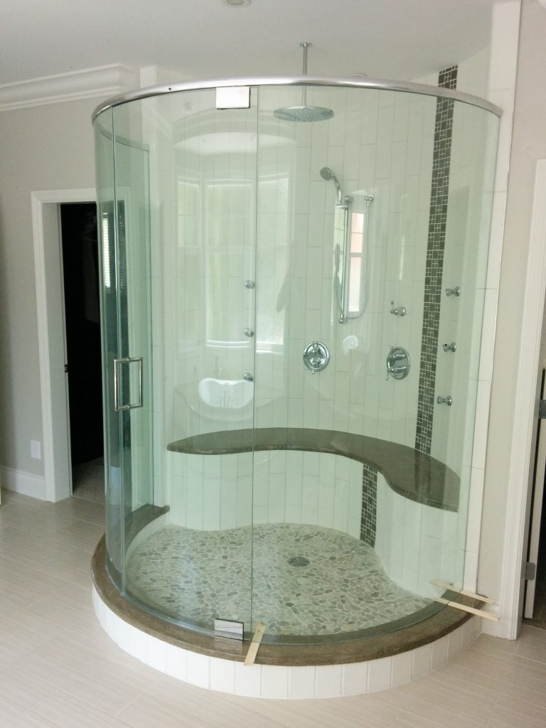 Residential Coastal Curved Glass