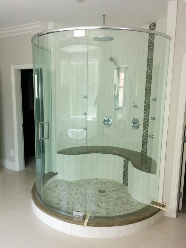 How To Install Curved Glass Shower Doors at bonniemgarzao blog